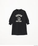 セール★1690円→990円 裏毛スリットプリントワンピース キッズ メール便不可