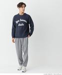セール★2690円→1490円 モヘア風チェーンロゴニットトップス メンズ メール便不可