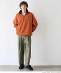 セール★2990円→1490円 フリース刺繍ハーフZIPトラックトレーナー メンズ メール便不可 coca コカ